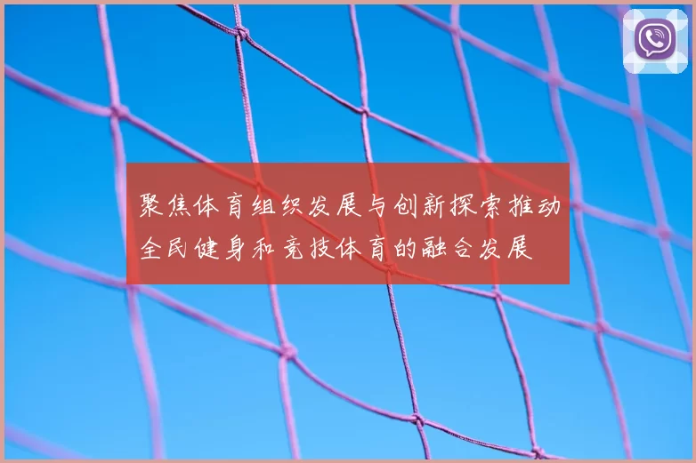 聚焦体育组织发展与创新探索推动全民健身和竞技体育的融合发展